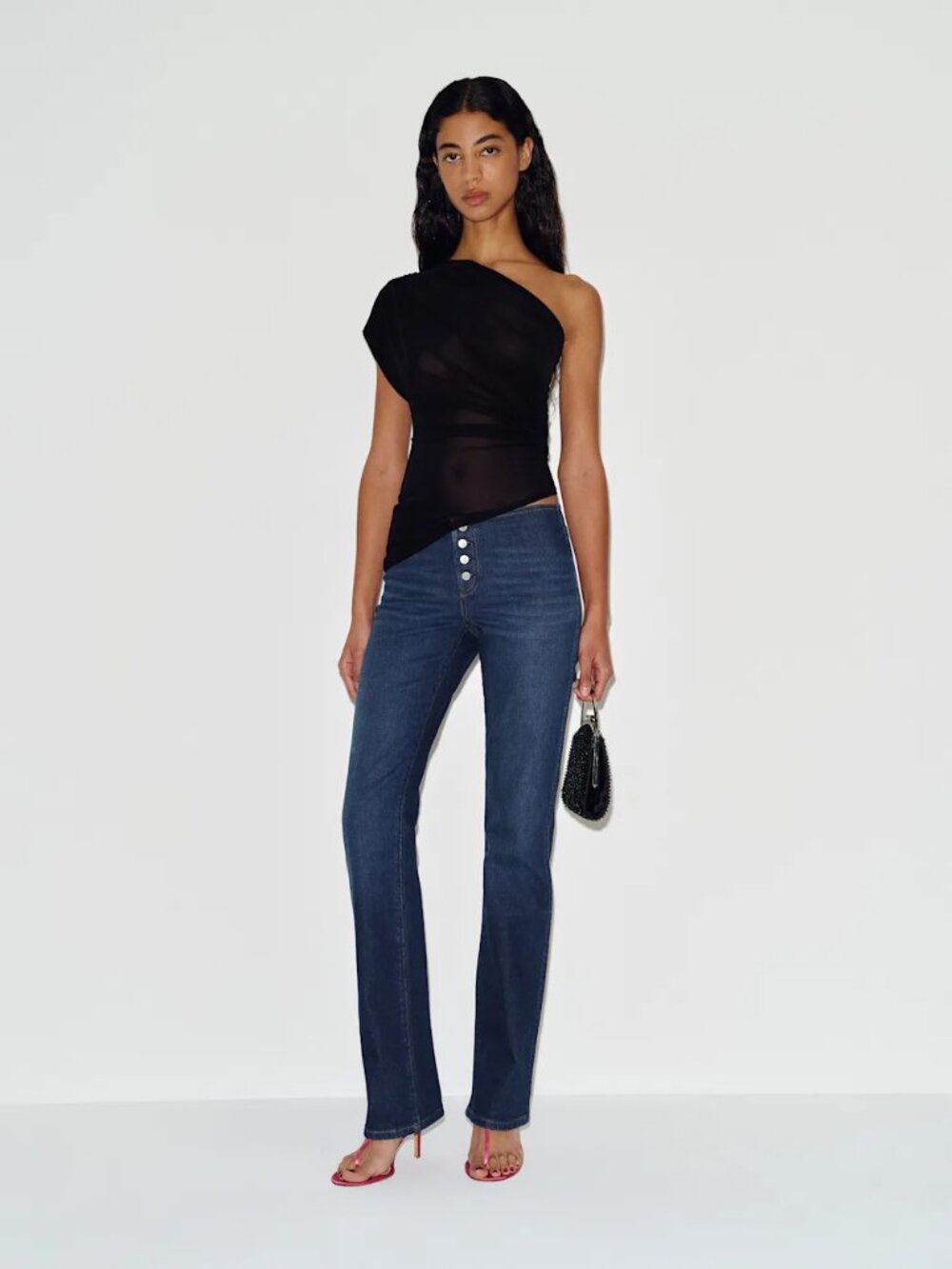 Reformation Naomi Super Stretch Low Rise Bootcut Jeans Blue - Size 30